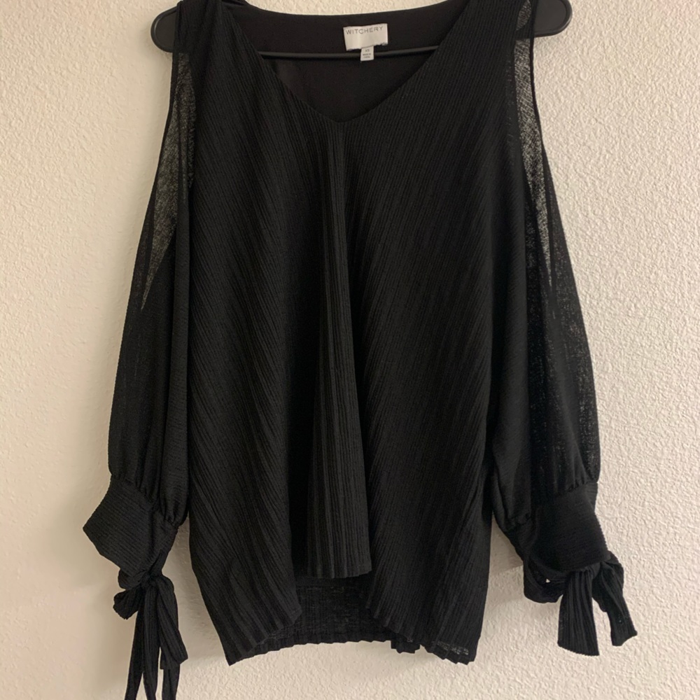 Witchery black blouse